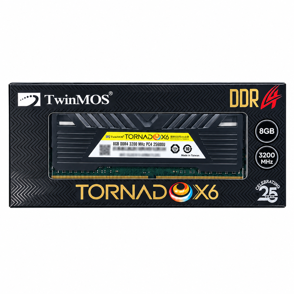 خرید رم TwinMOS TORNADO X6 8GB DDR4 3200MHz