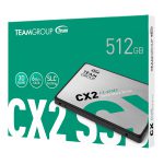 حافظه SSD اینترنال تیم گروپ مدل CX2 ظرفیت 512 گیگابایت - Image 2