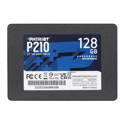 حافظه SSD اینترنال پتریوت مدل P210 ظرفیت 128 گیگابایت