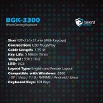 کیبورد گیمینگ باسیم بیاند مدل Beyond BGK-3300 - Image 5
