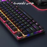 کیبورد گیمینگ مکانیکی باسیم رپو مدل Rapoo v500SE - Image 6