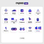 ماوس بی سیم برند رپو مدل Rapoo 1620 - Image 4