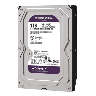 هارد دیسک اینترنال وسترن دیجیتال Purple WD10PURZ ظرفیت 1 ترابایت