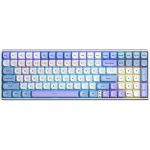 کیبورد گیمینگ مکانیکال آئولا مدل AULA S99 Blue-Yellow+Purple