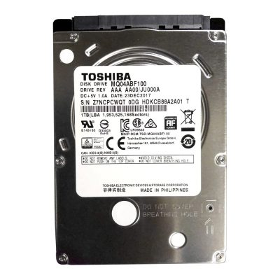 حافظه اچ دی دی اینترنال توشیبا مدل MQ04ABF100 ظرفیت 1 ترابایت