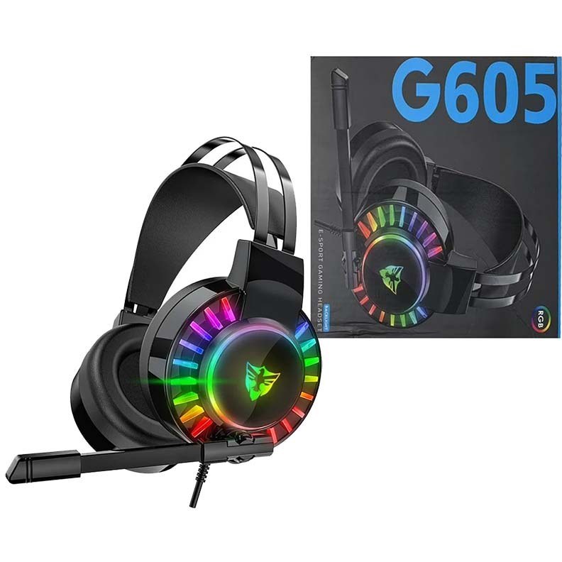 1 هدست گیمینگ با سیم مدل G605 USB 7.1 - Image 1