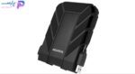 هارد اکسترنال ای دیتا HD710 Pro 1 ترابایت مشکی نمای زاویه‌دار