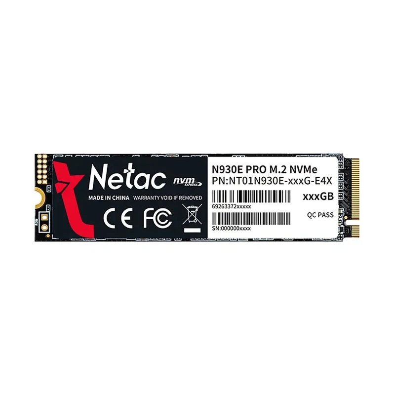 Netac N930E PRO 256GB M.2 SSD اس اس دی M.2 256 گیگابایت نتاک مدل N930E PRO